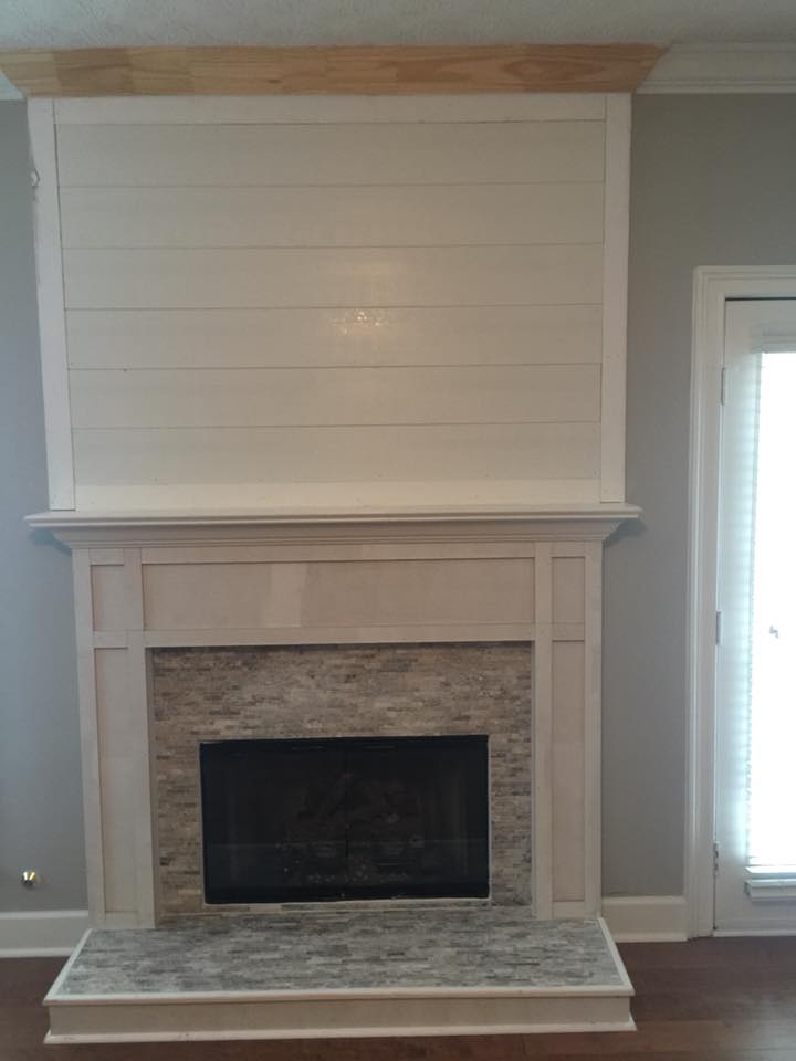Final image of Home Fireplace & Mantel Remodeling & Painting