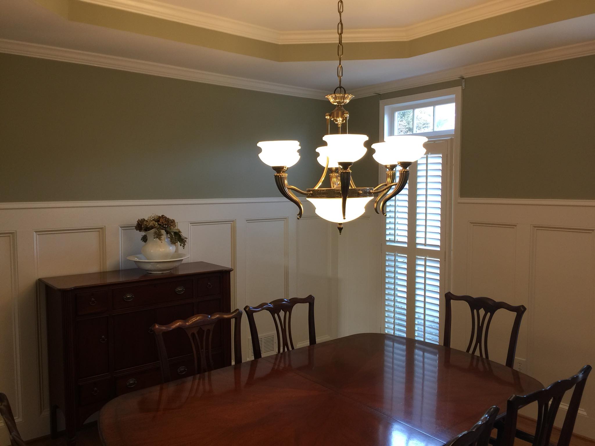 Complete Dining Room Judges Paneling Installation 2