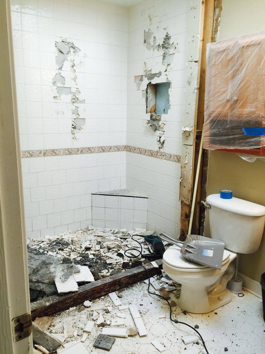 Complete Bathroom Remodeling near Fayetteville Before