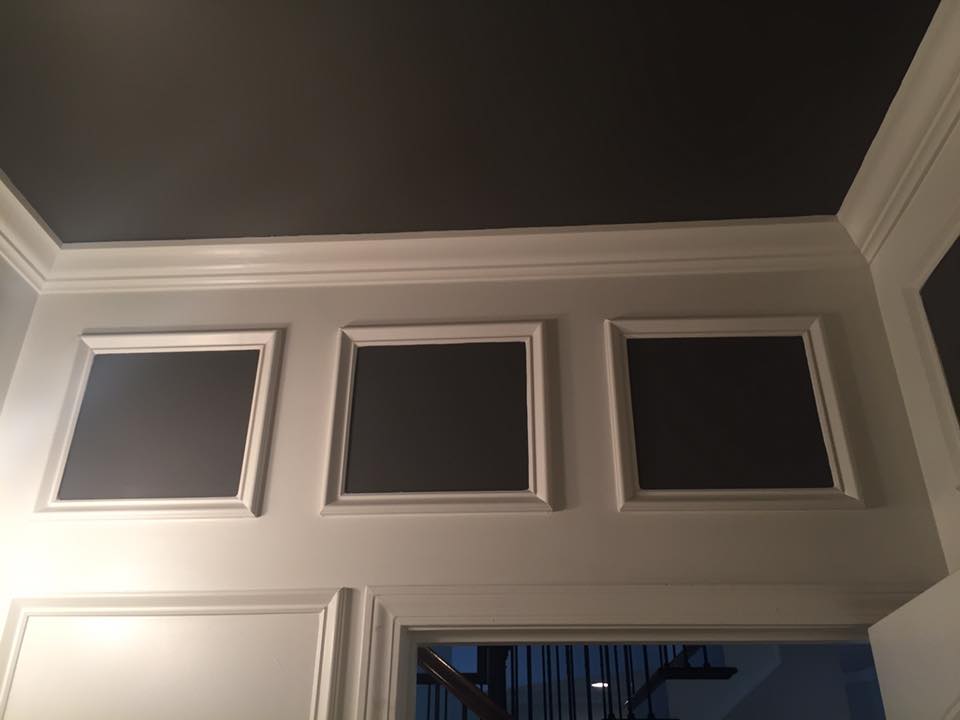 Custom Bathroom Wainscoting Paneling Completed