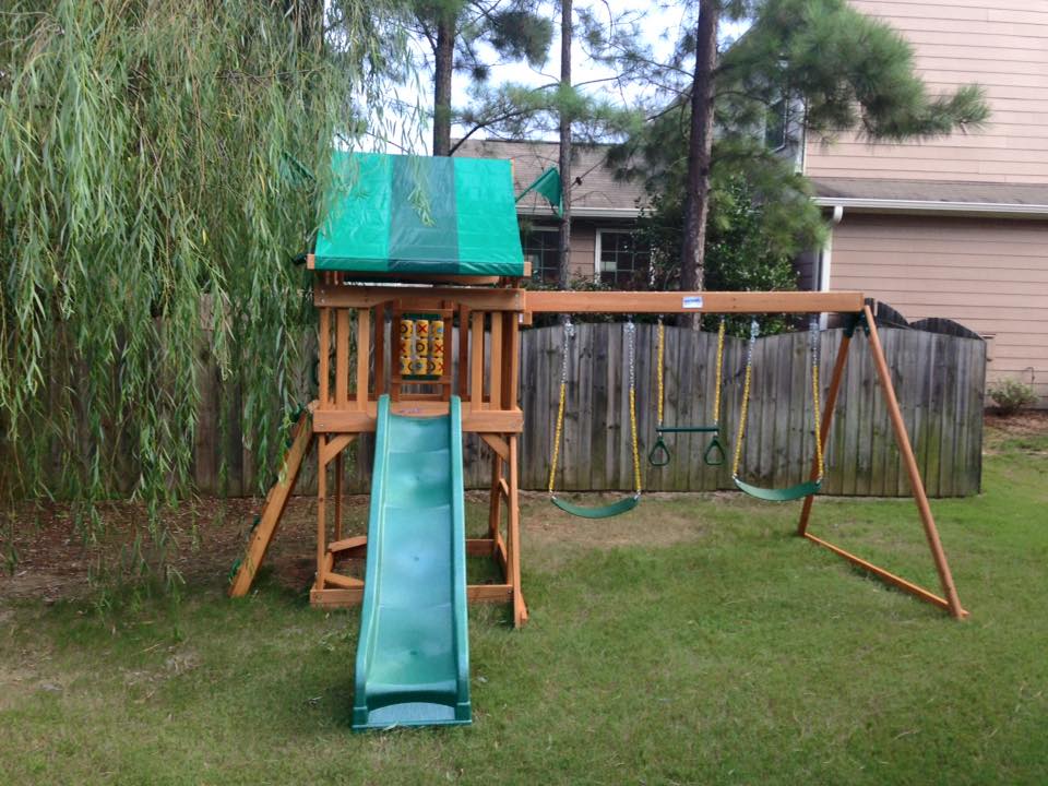 Kid's Play Area Build near Fayetteville
