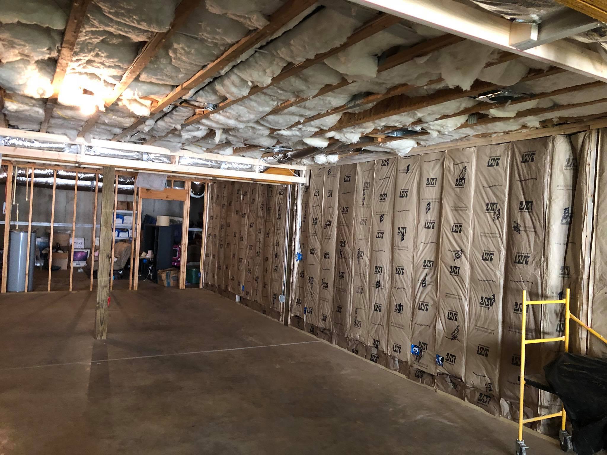 Basement Framing & Insulation near Peachtree City