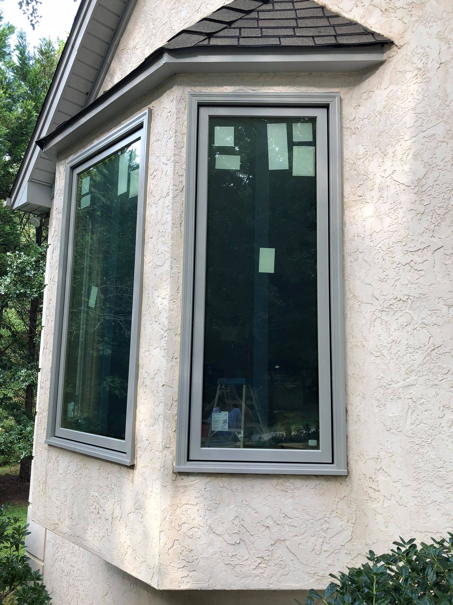 Complete Glass Window Installation Exterior View 4
