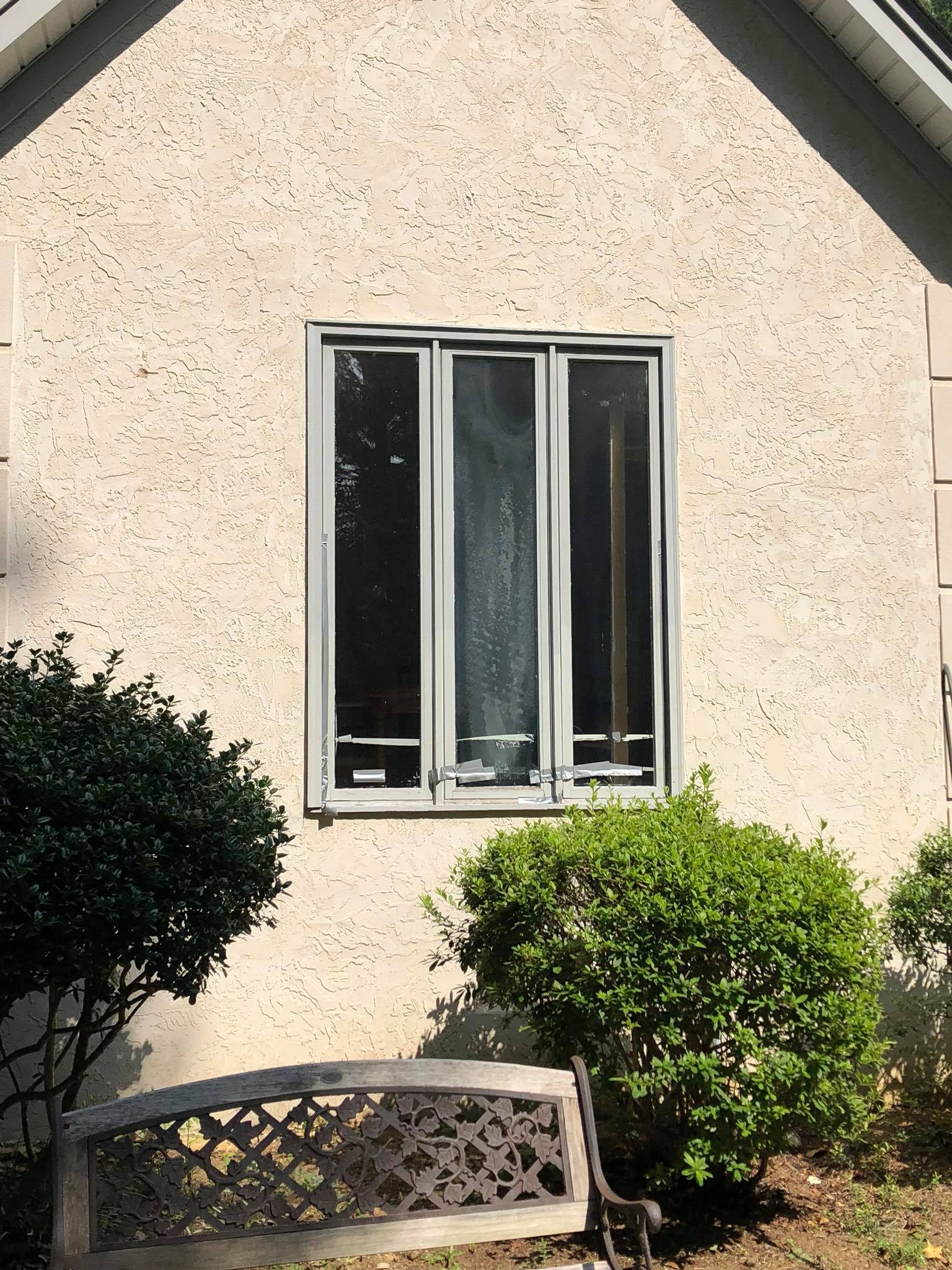Complete Glass Window Installation Exterior View 3