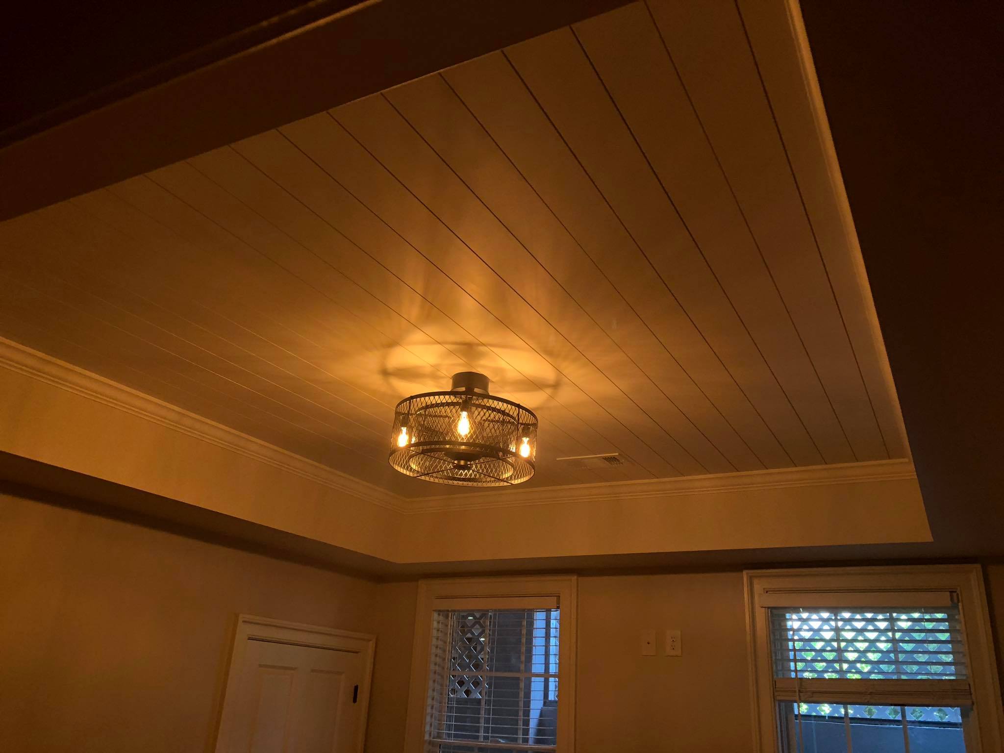 Shiplap Ceiling Installed 3