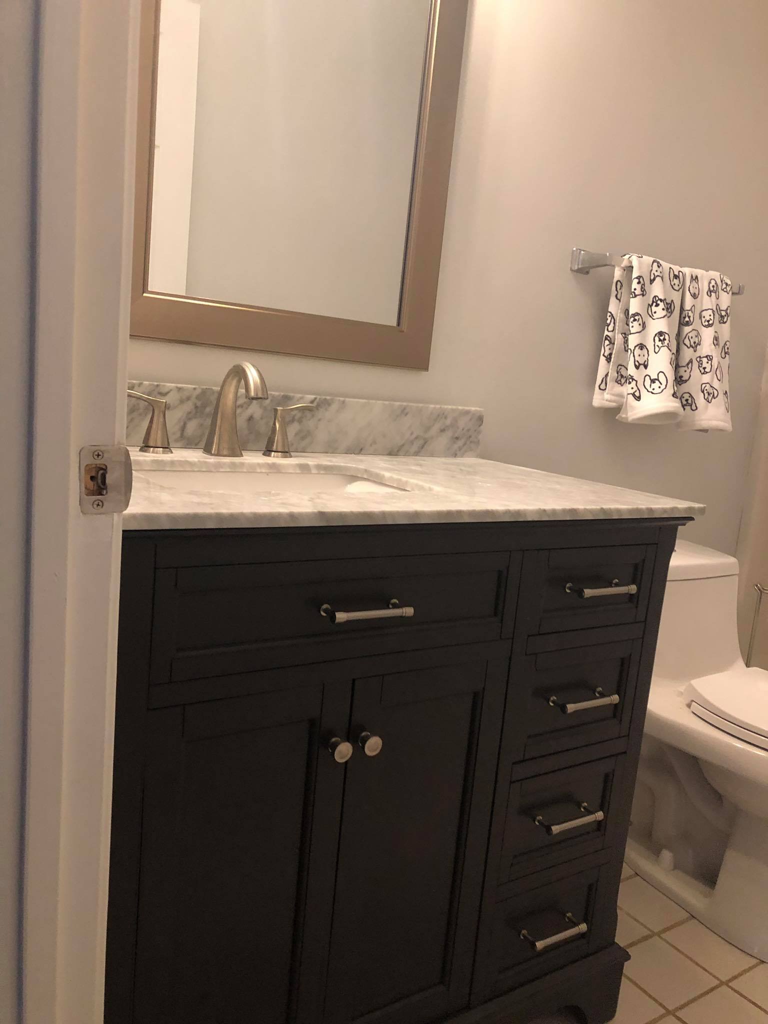 Minor Bathroom Renovation near Fayetteville Ga - Royal Woodworks, LLC