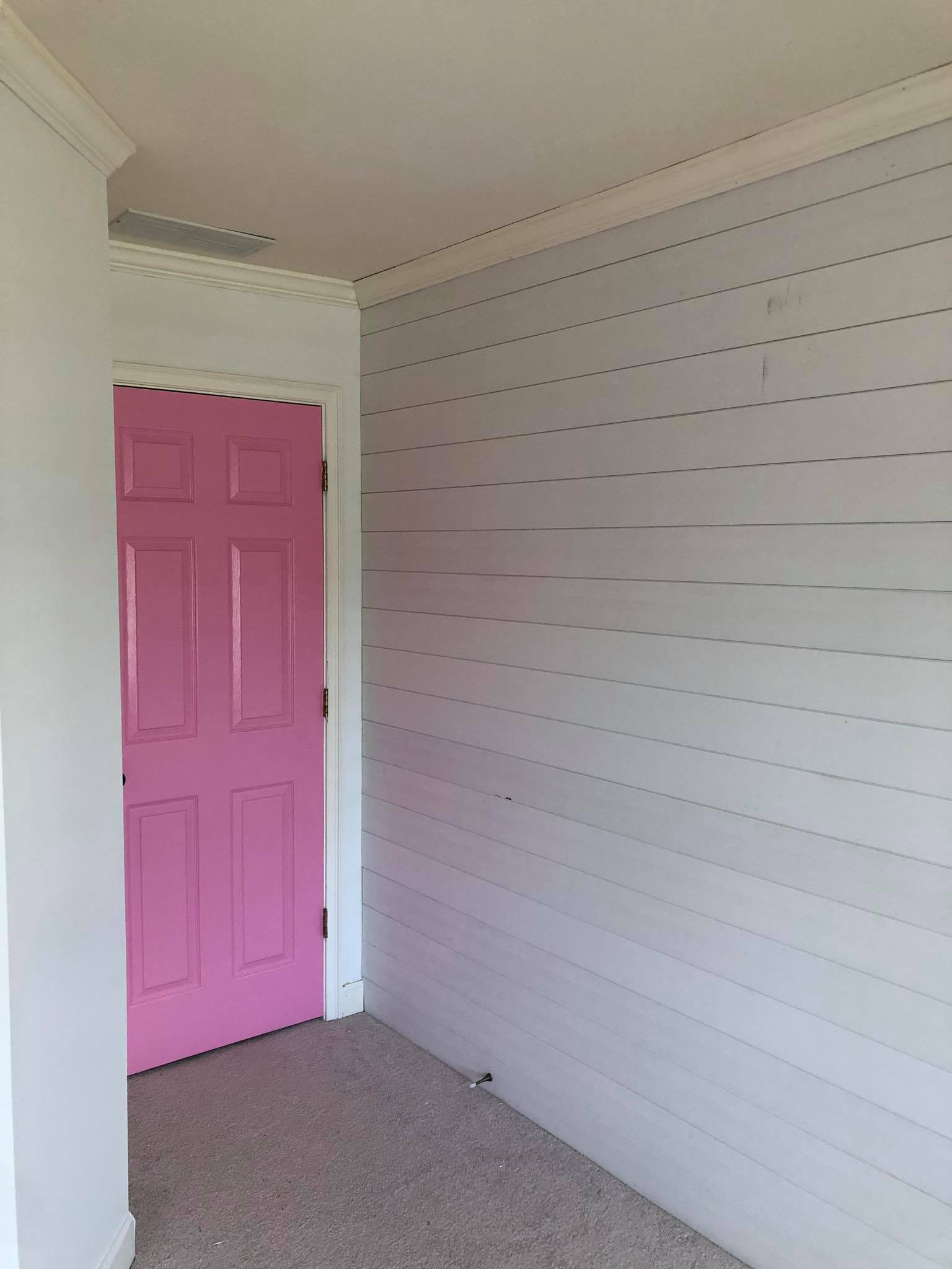 Complete Shiplap on Walls Installed 5
