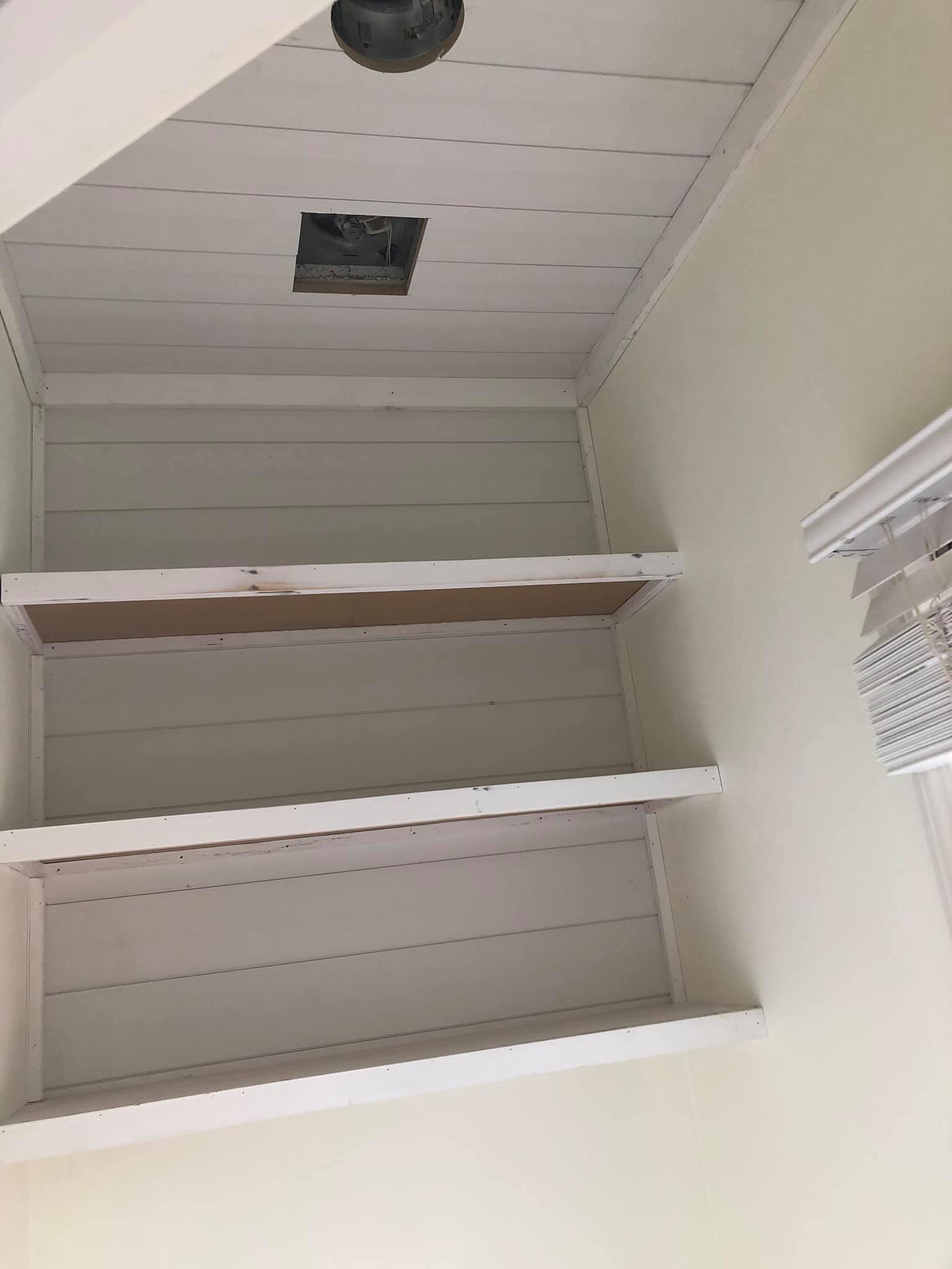 Tongue and Groove with Shiplap on Walls and Ceiling