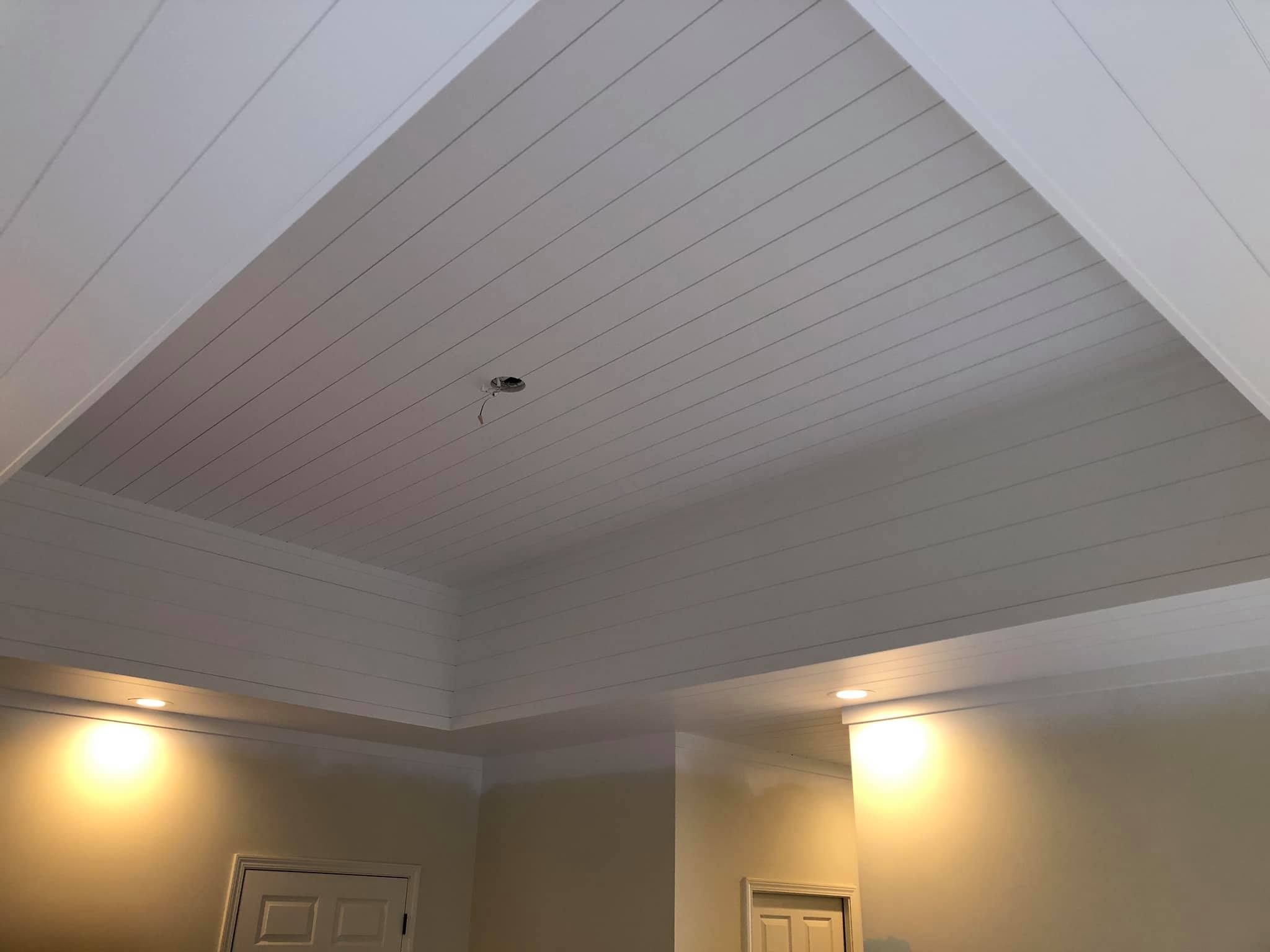 Tongue and Groove with Shiplap on Walls and Ceiling 3
