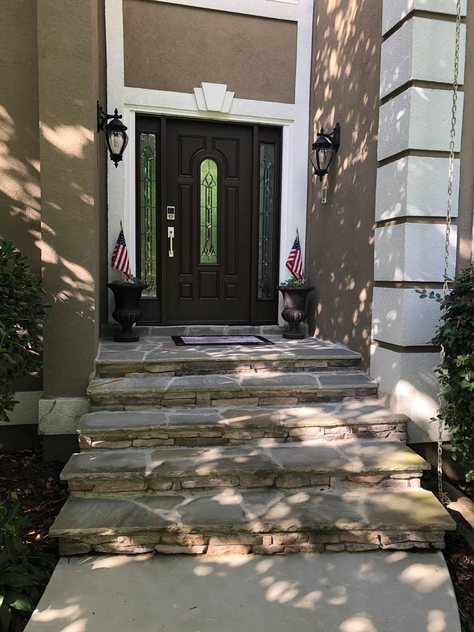 Front Door with Glass Installation - Fayetteville