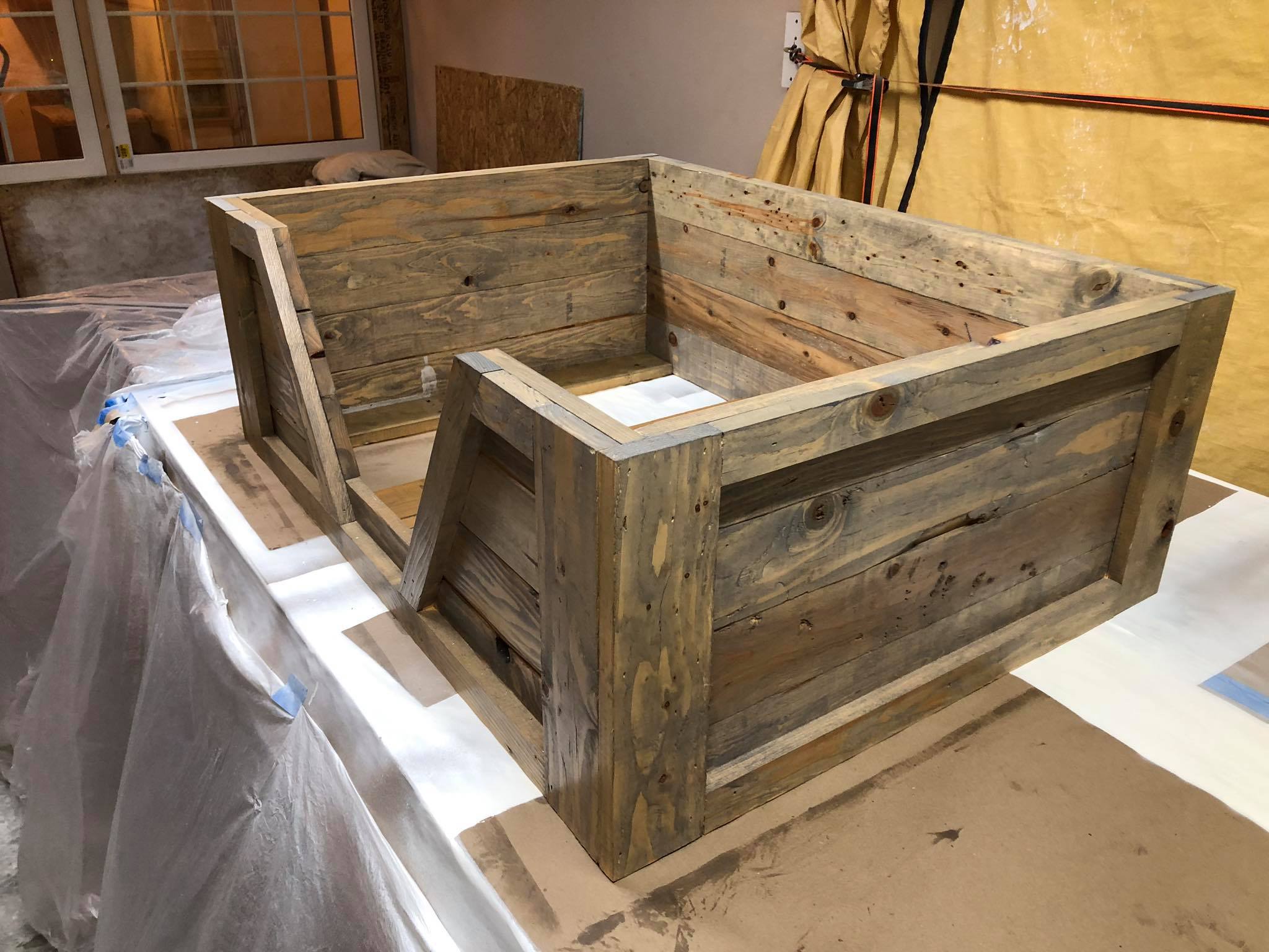 Custom Wood Dog Bed Construction 8