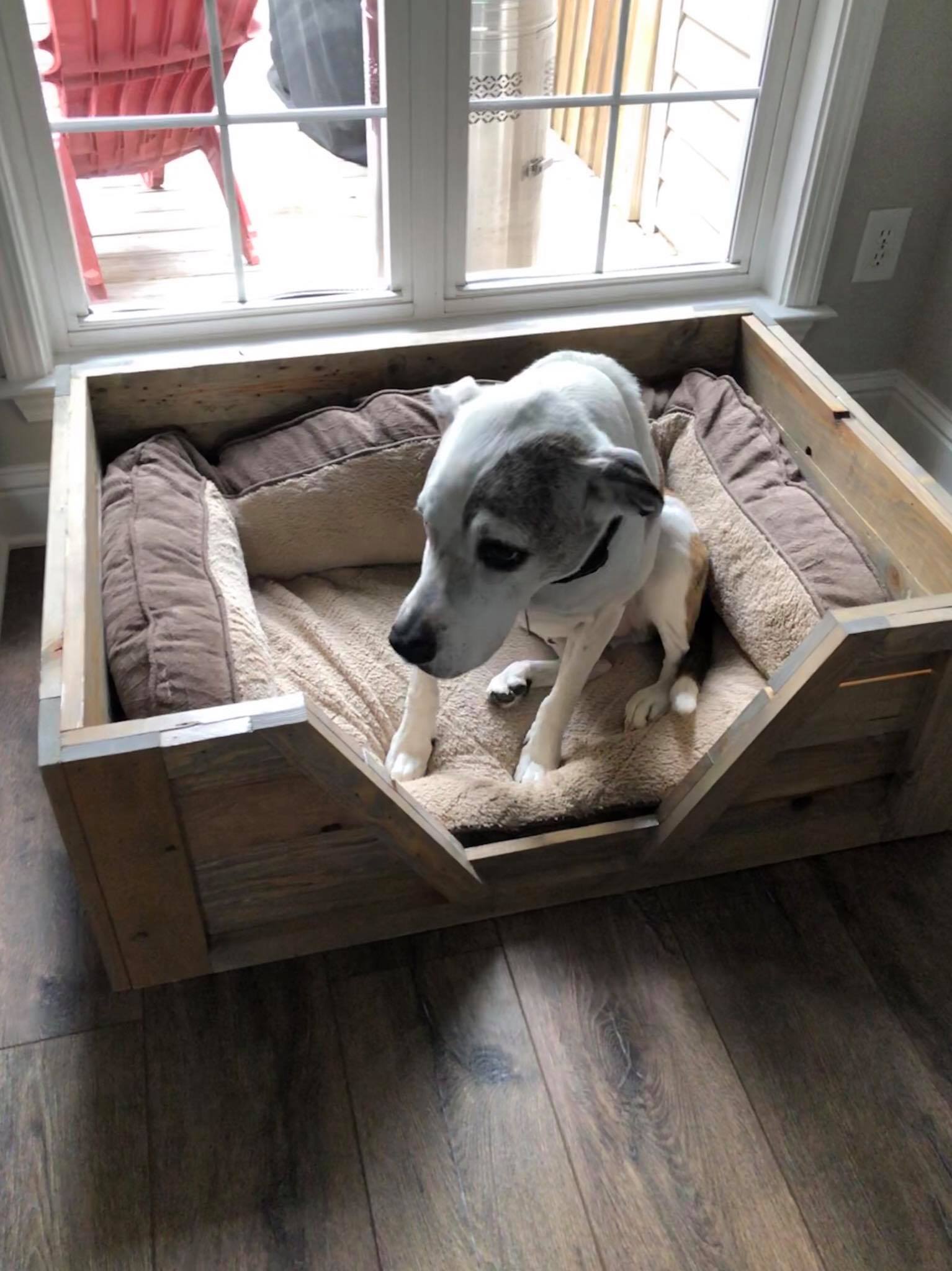 Custom Wood Dog Bed Construction 9