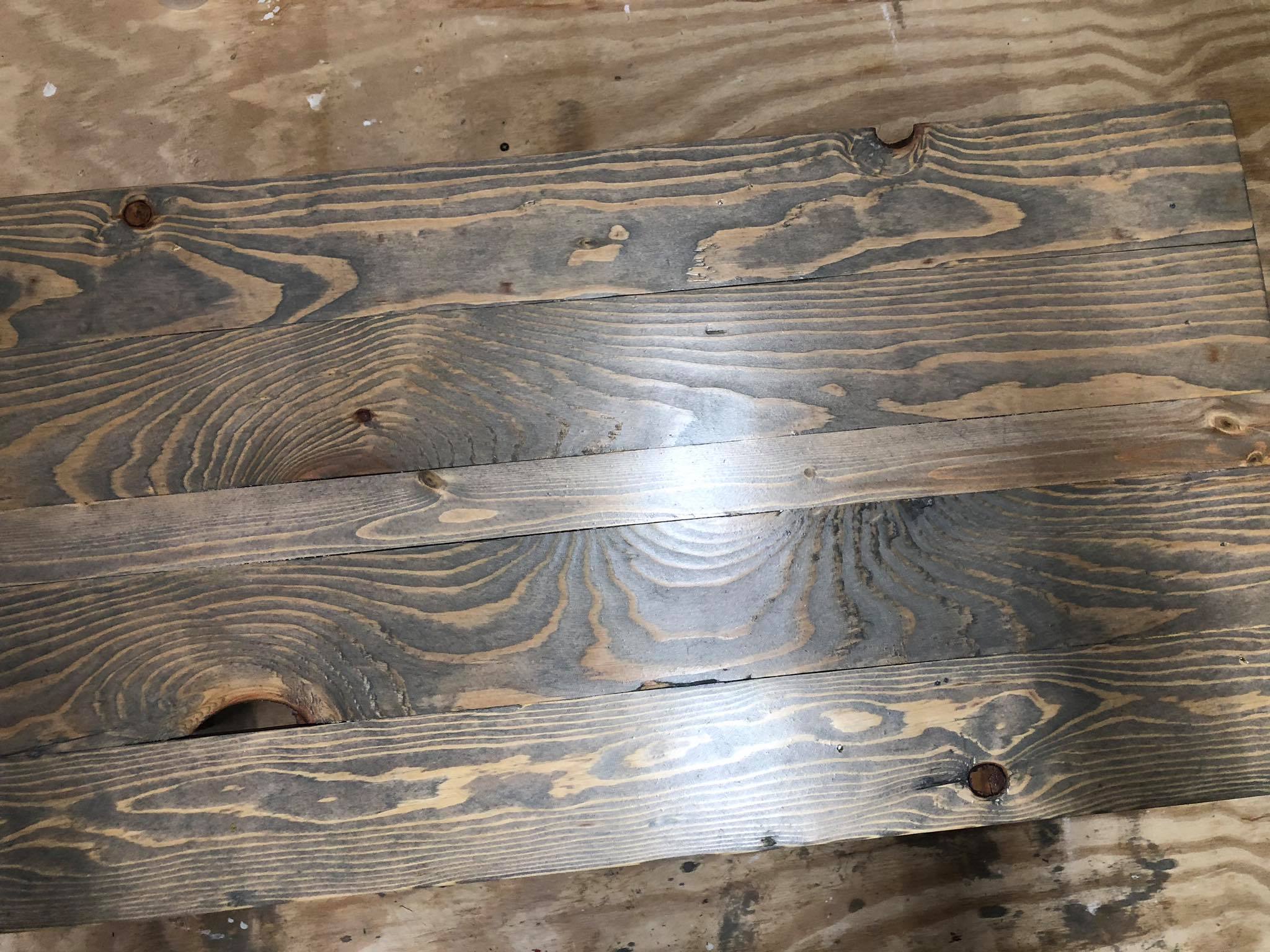 Custom Rustic Wood Bench 4