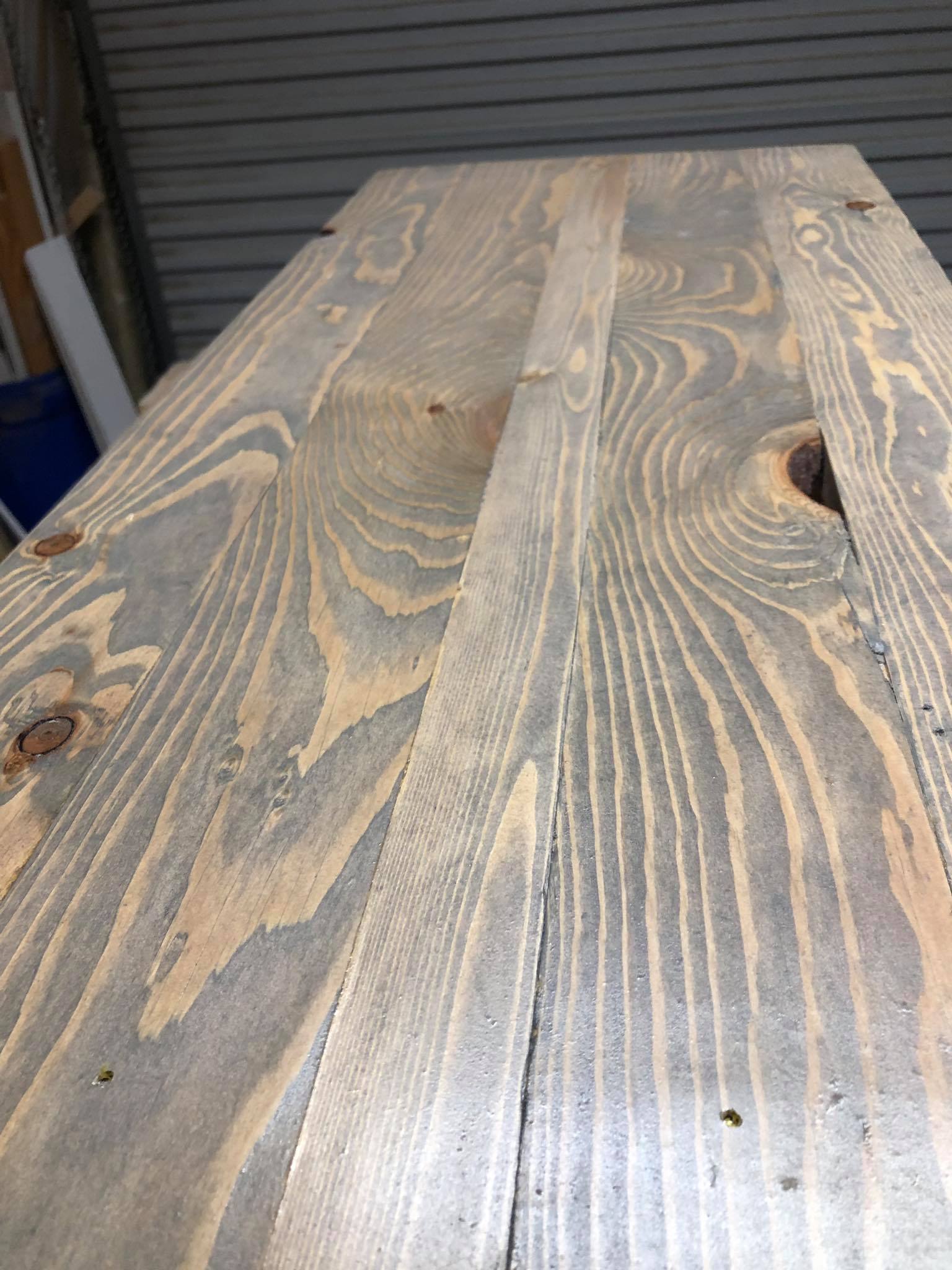 Custom Rustic Wood Bench 1