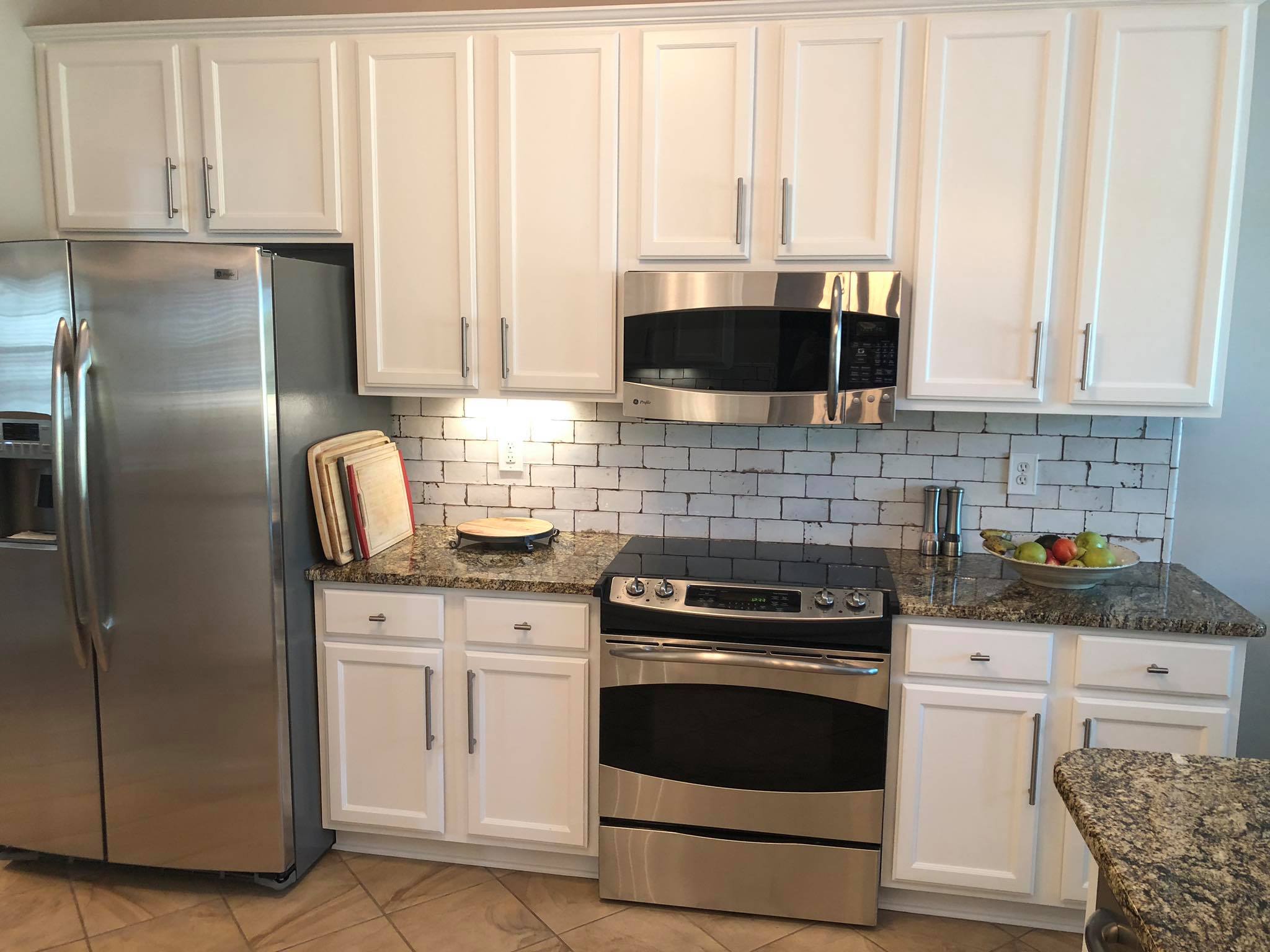 Complete Kitchen Cabinets Painting and Installation Completed 1