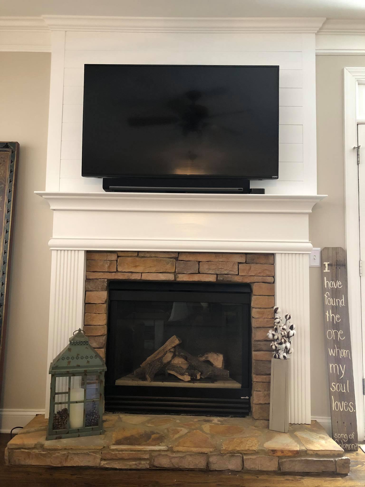 Fireplace Shiplap & Crown Molding Add-ons - Peachtree City 4