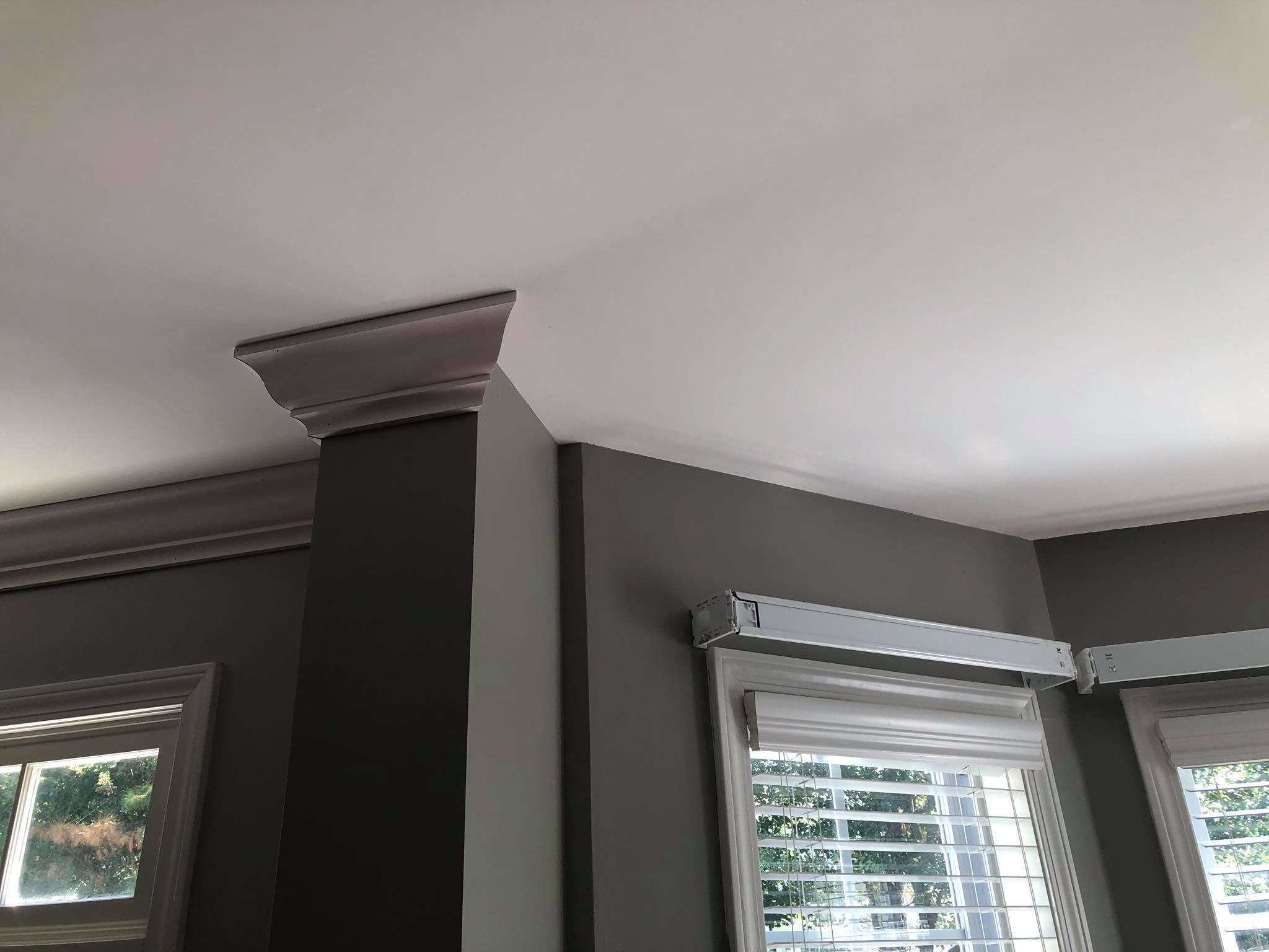 Crown Molding Panels Installed 5