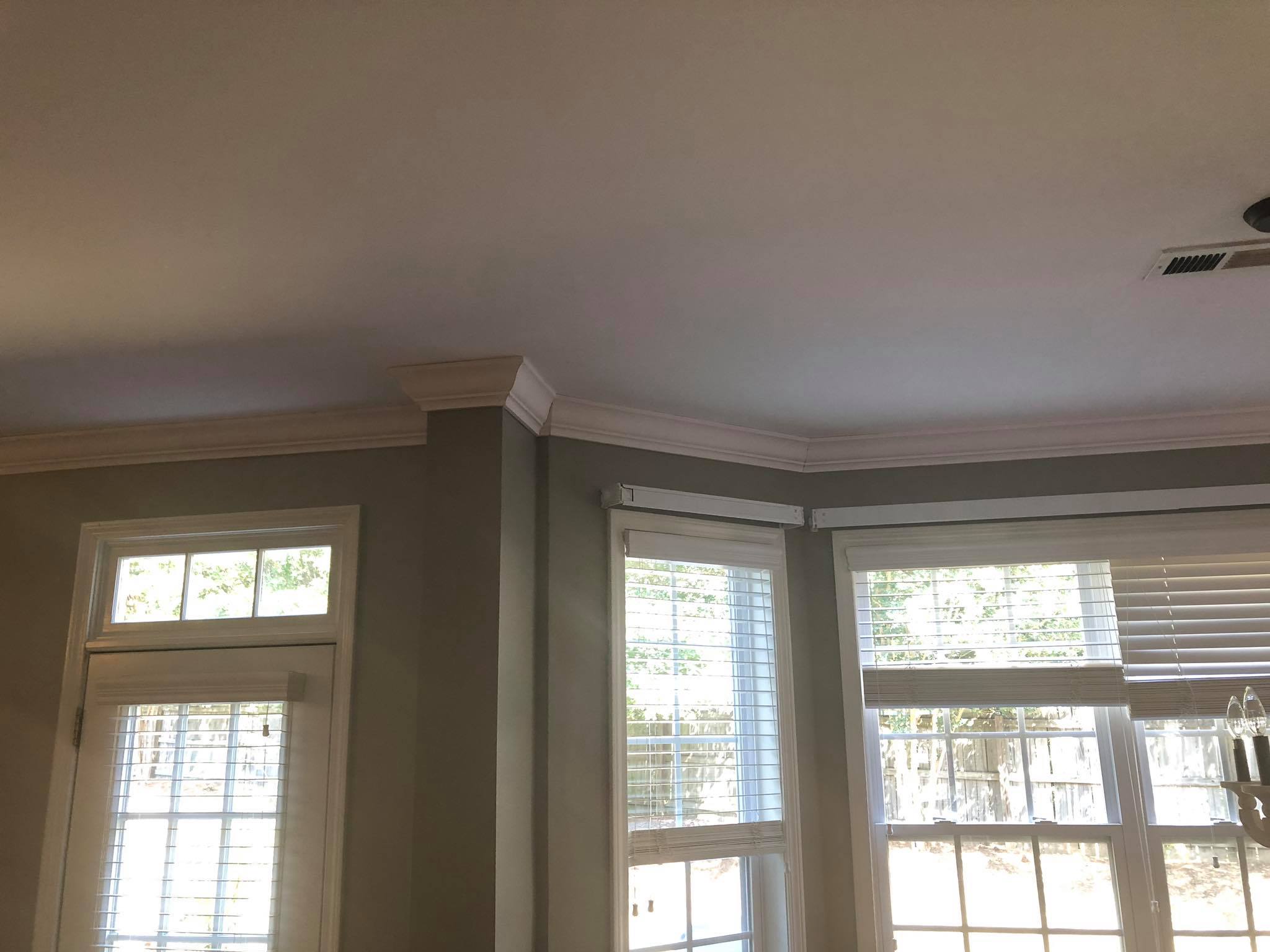 Crown Molding Panels Installed 16