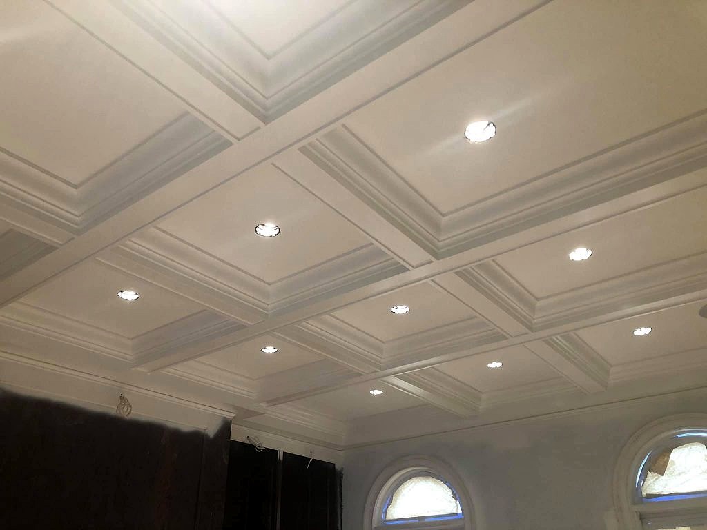 Coffered Ceiling Panels & Painting near Peachtree City