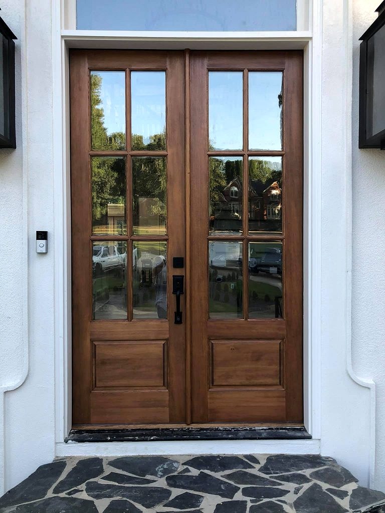 Front Door Installation and Staining near Peachtree City