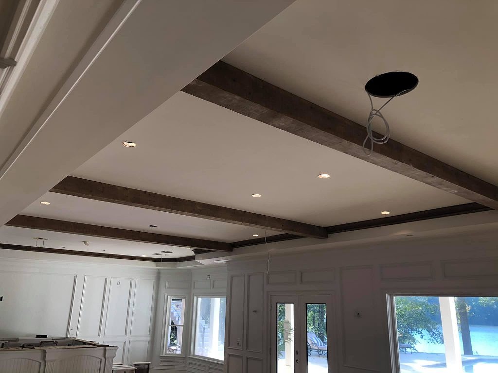 Custom Ceilings Wainscoting Built-in Cabinets & Crown Molding near Peachtree City