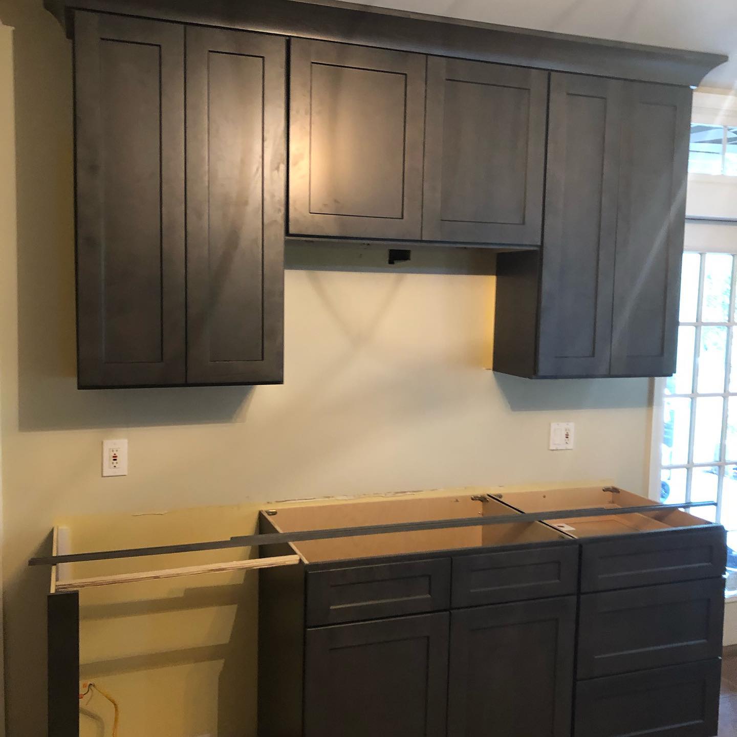 Basement Kitchen Cabinets Installed 6