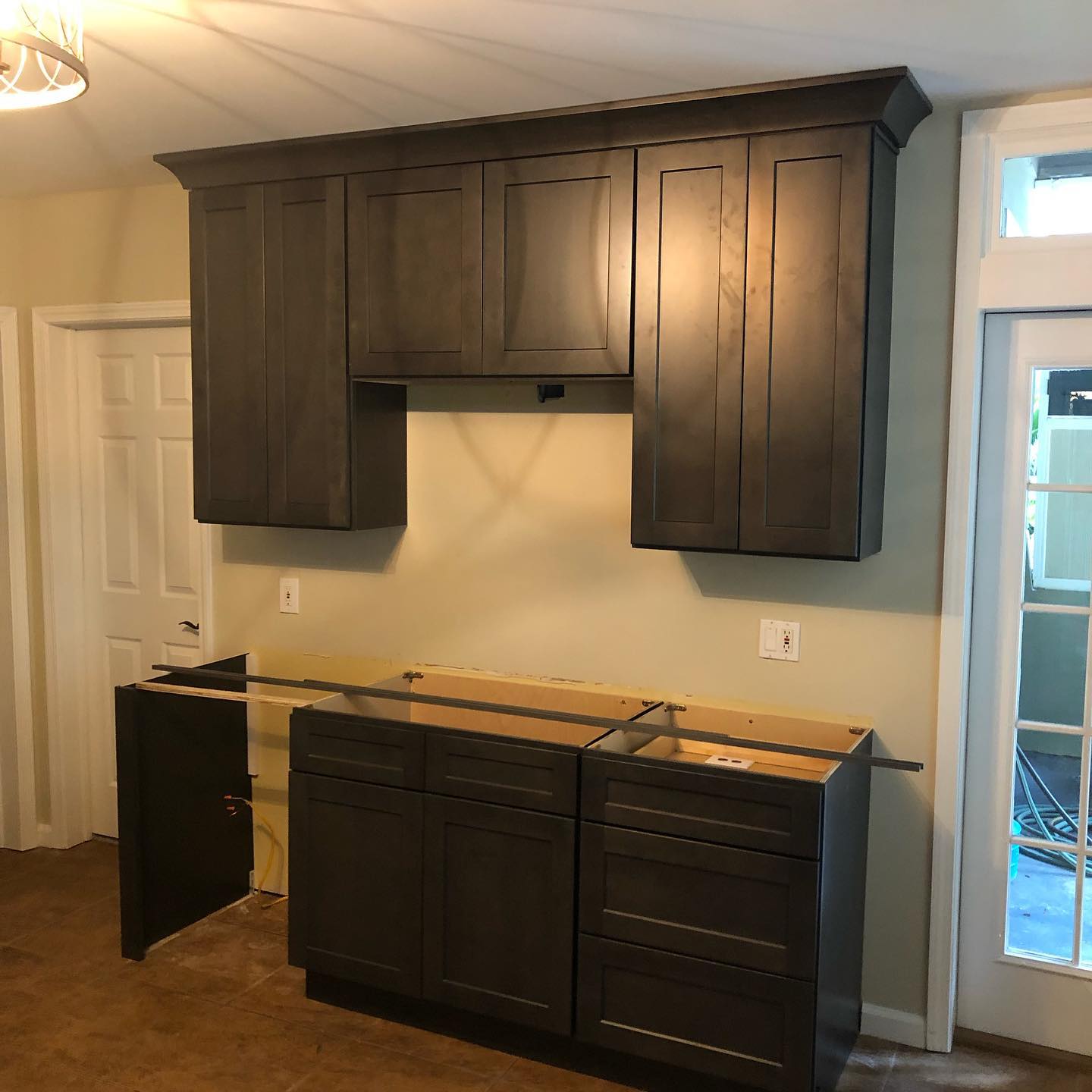 Basement Kitchen Cabinets Installed 5