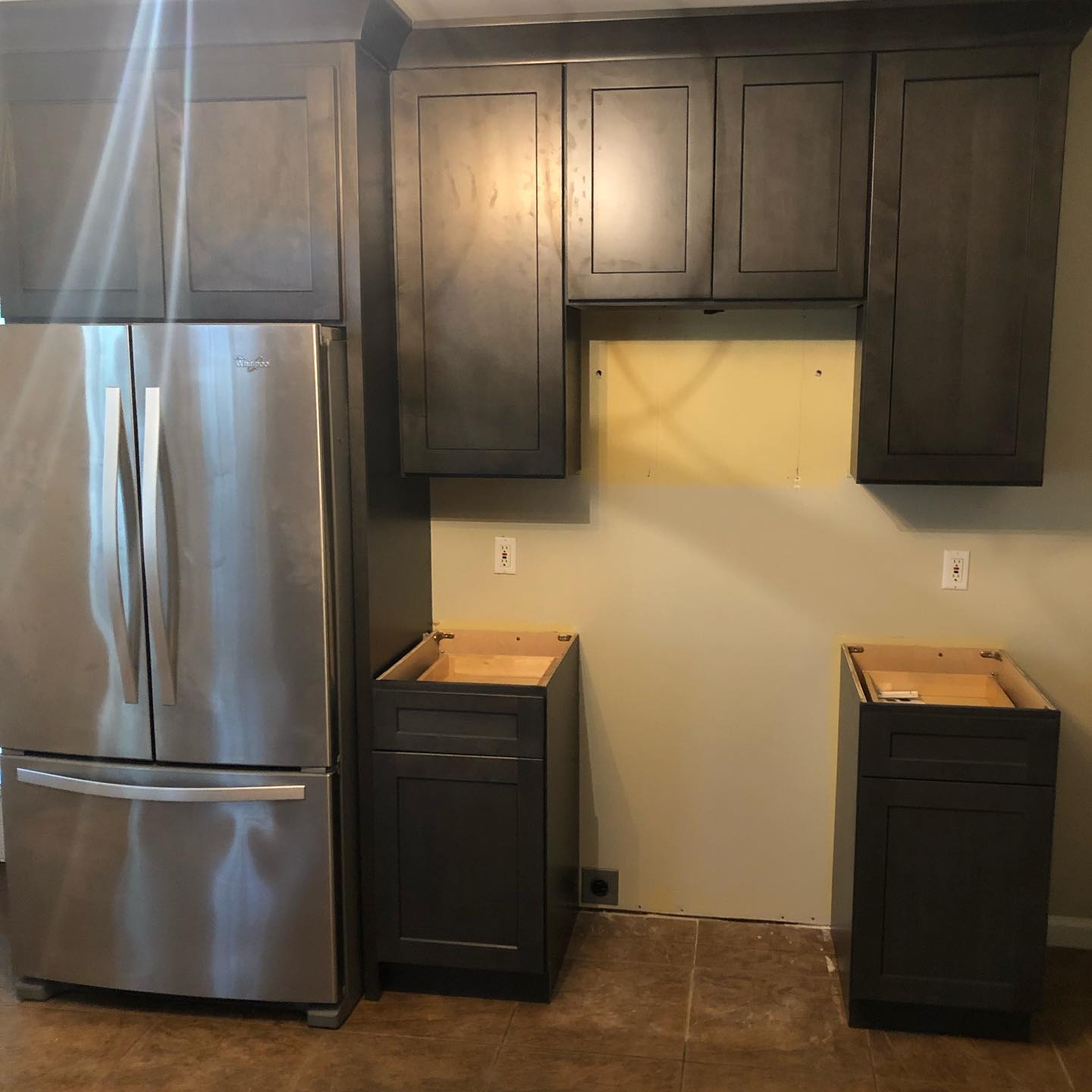 Basement Kitchen Cabinets Installed 3