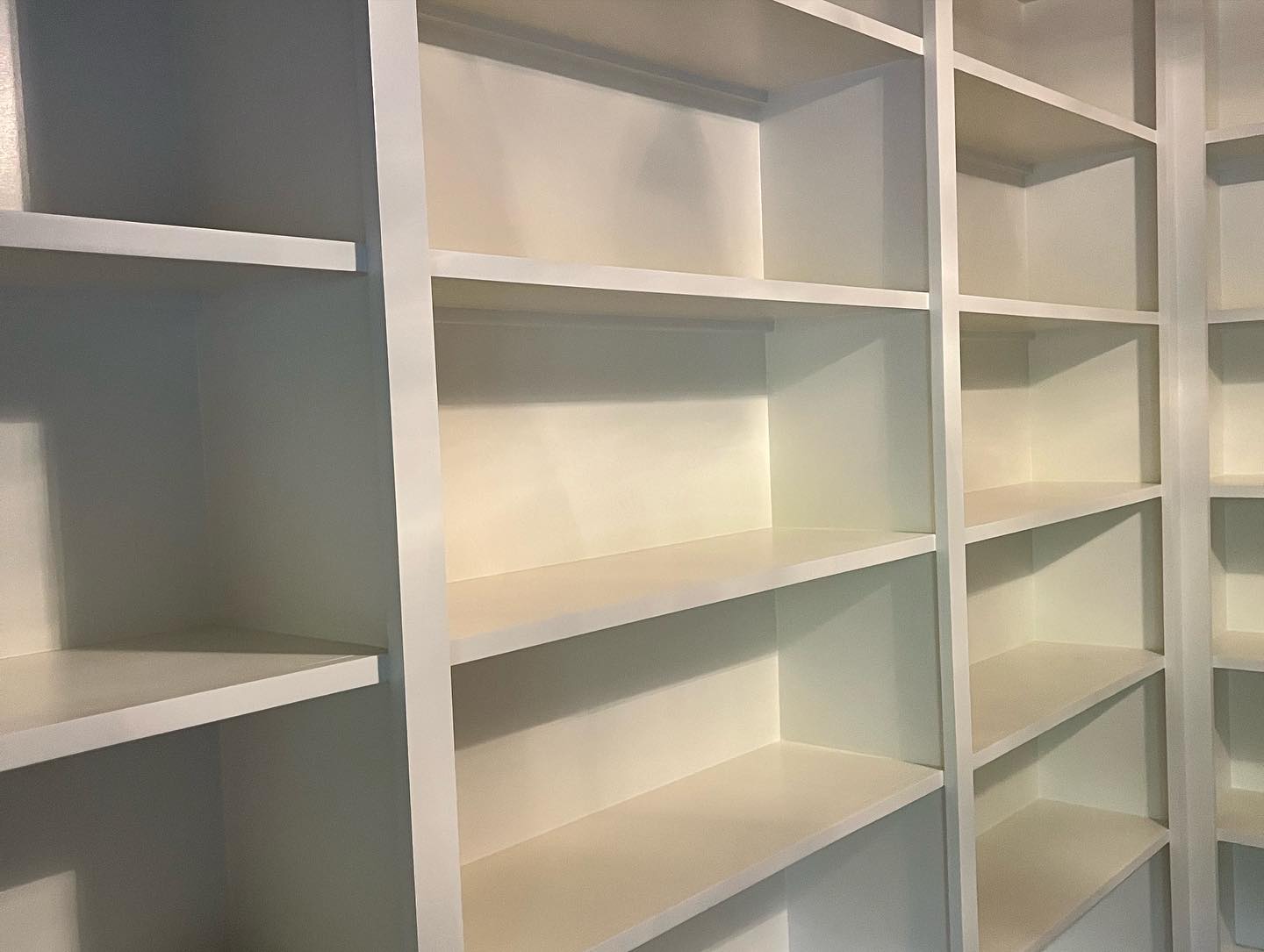 Custom Large Bookshelf Built in Cabinets 1
