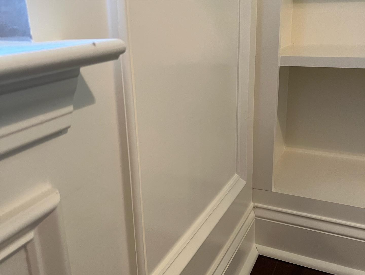 Custom Floating Shelf with Double Door Base Cabinet 3