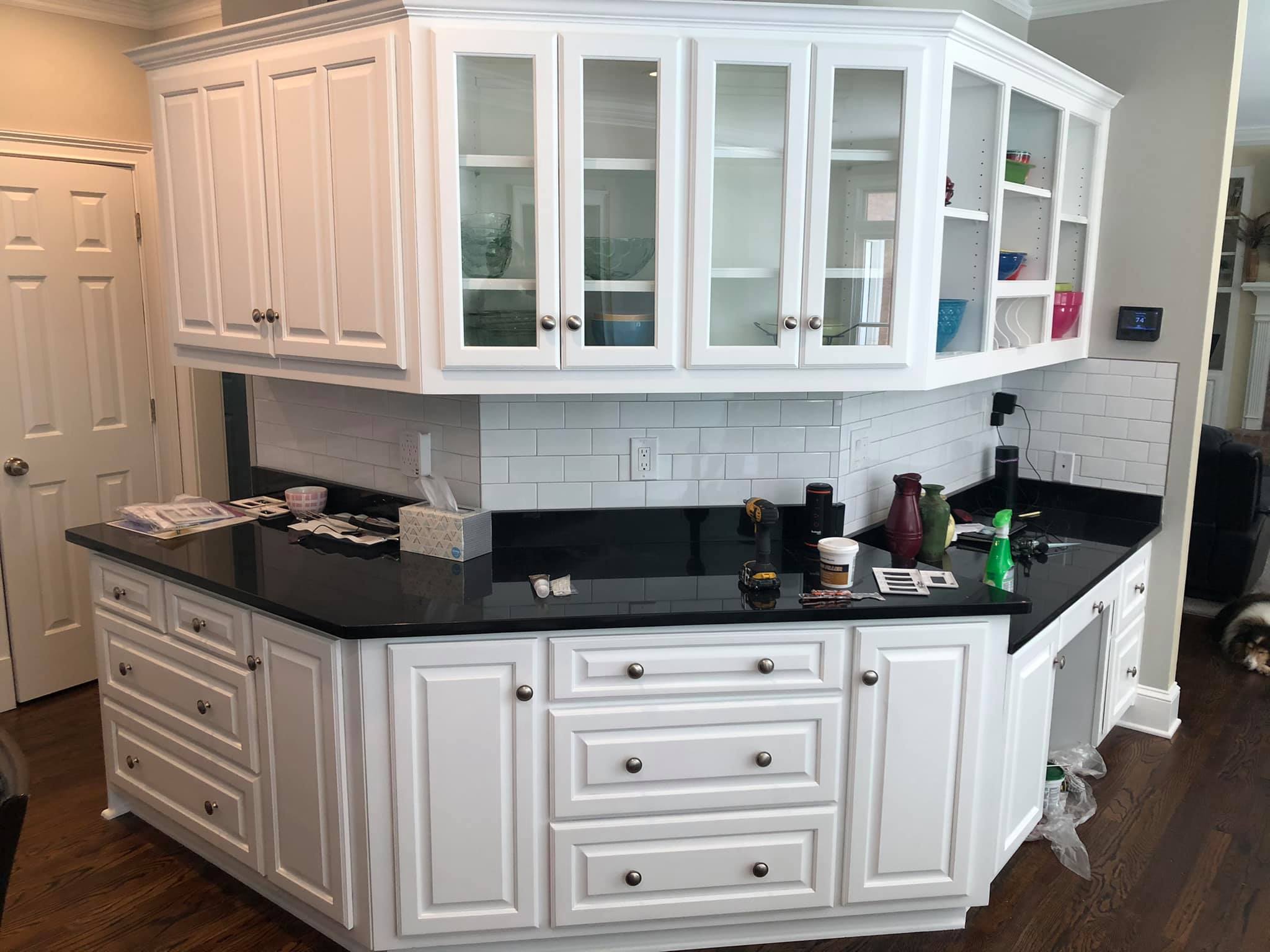 Full Kitchen Cabinets Resurfacing Painting  Refinishing Near Peachtree City 1 ?is Pending Load=1