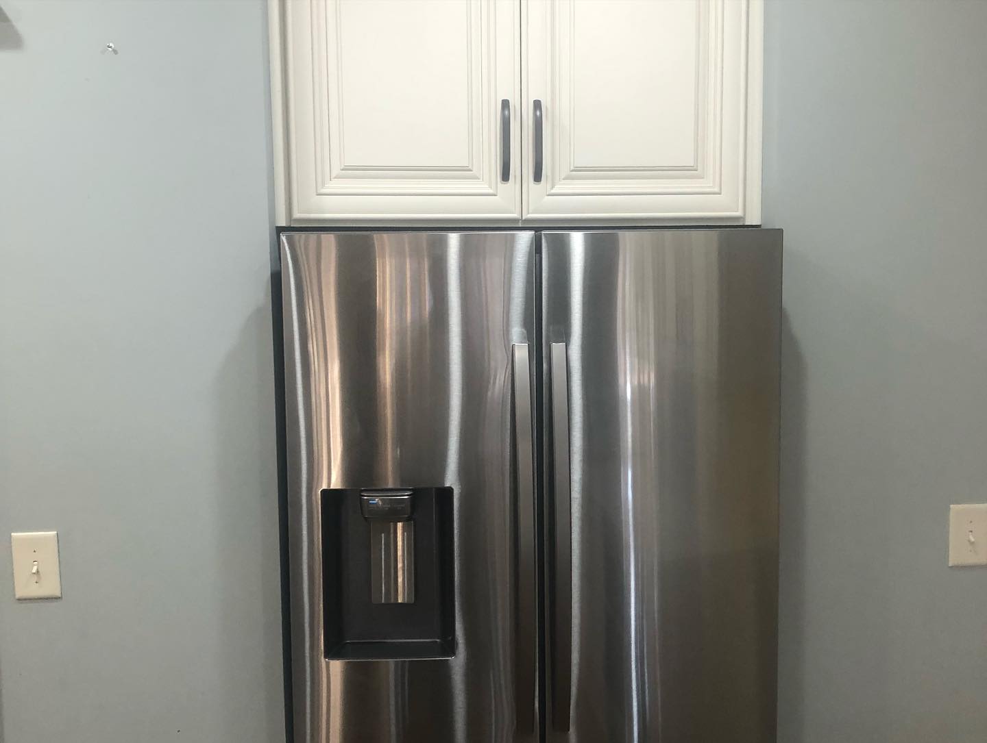 Wall Mounted Cabinet on Top of Refrigerator 1