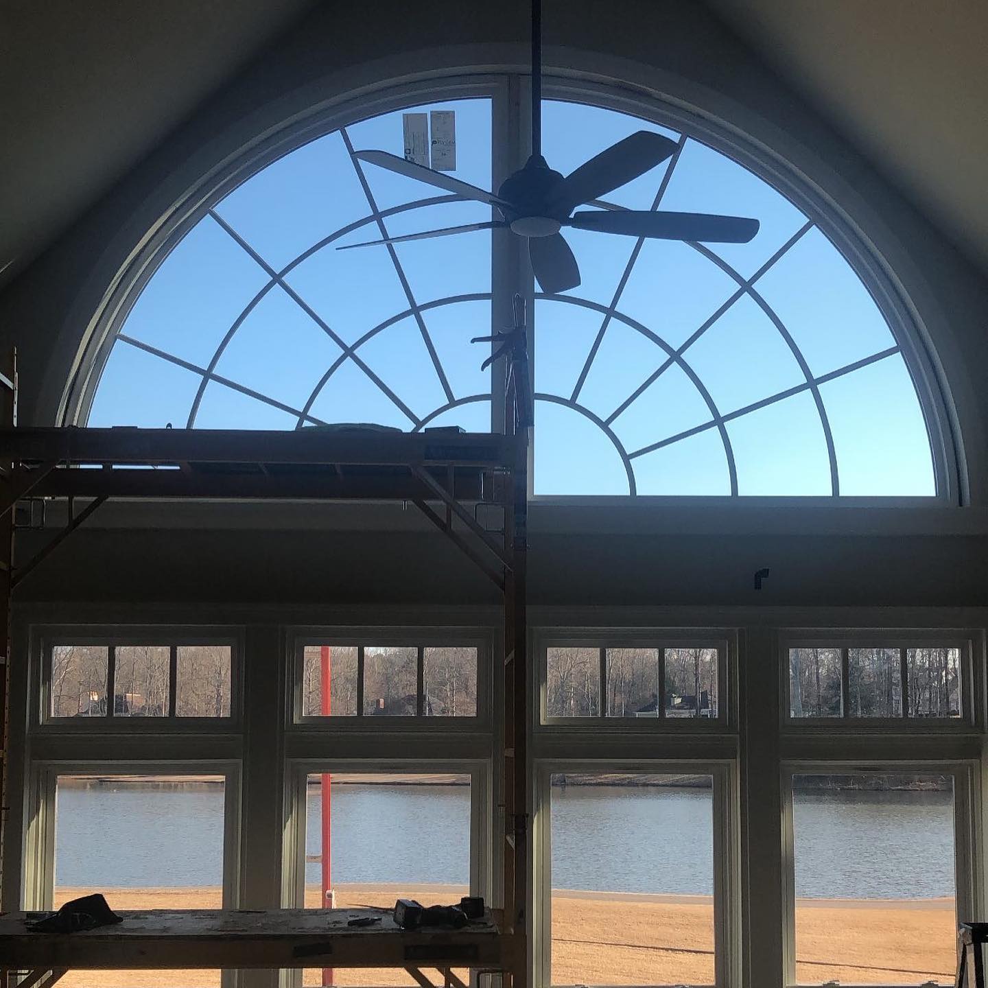 New Window Frames Installation During