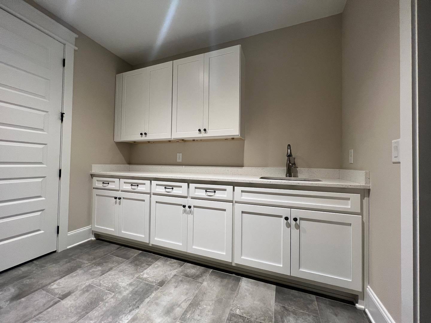 Laundry Room Cabinets Install and Coatings