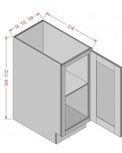 Base Cabinet Full Height Single Door